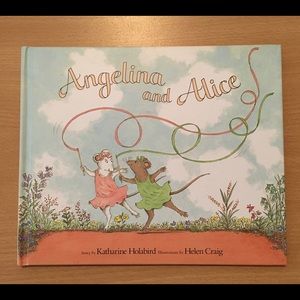 EUC Angelina and Alice Hardcover HC Book Ballerina Large Rectangular Format